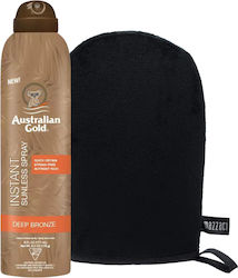 Australian Gold Sofortiger Selbstbräunungsspray + Handschuh