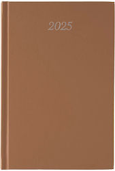 Daily Diary Classic Brown 2025 17x24