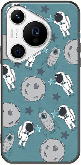 Калъф Spaceman за Huawei Pura 70 Pro Черен TPU Силикон