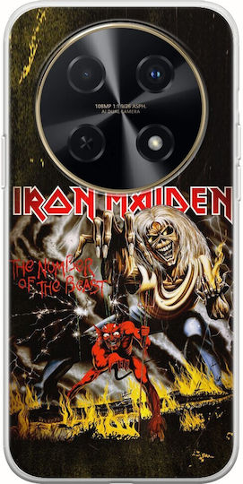 Iron Maiden Number Beast Huawei Nova 12i Гъвкав TPU Прозрачен Силикон