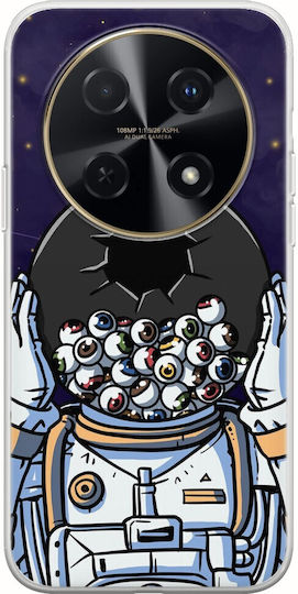 Weirdcore Astronaut Huawei Nova 12i Flexible TPU Transparent Silicone