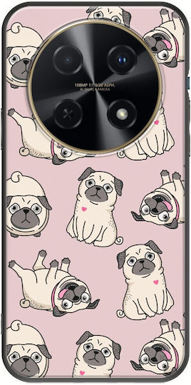 Pug Lover Huawei Nova 12i Black TPU Black Silicone