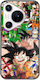 Dragonball Huawei Pura 70 Pro Schwarzes TPU Schwarzes Silikon