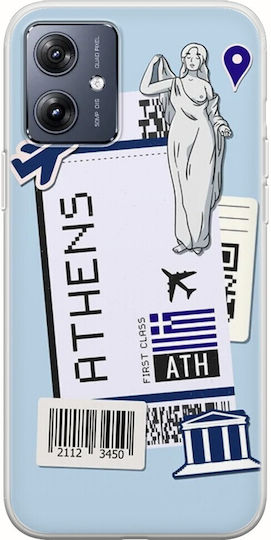 Ticket To Athens Motorola Moto G54 5g Flexibles TPU Transparentes Silikon