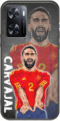 Euro 2024 Dani Carvajal OnePlus Nord N20 SE Schwarzes TPU Schwarzes Silikon