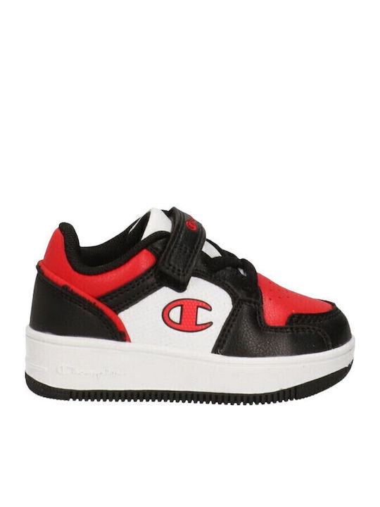 Champion Παιδικά Sneakers με Σκρατς White / Bla...