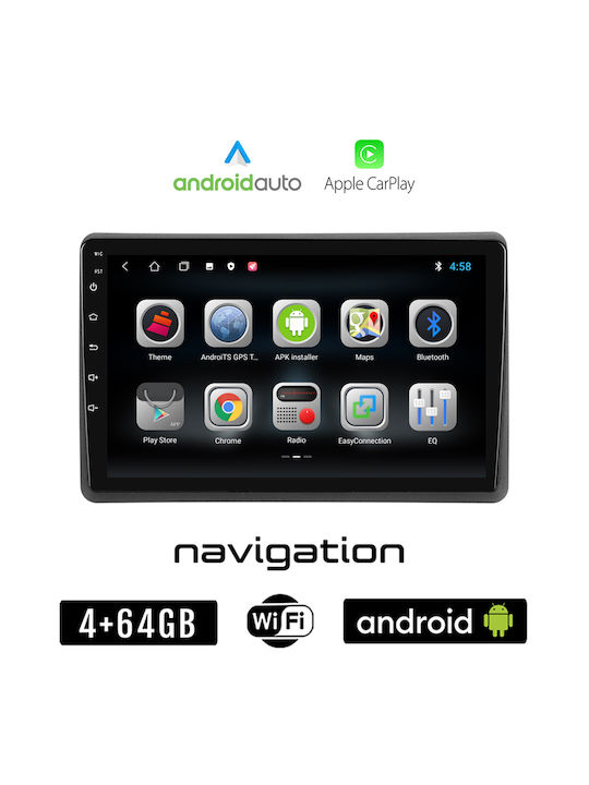 Booma Ηχοσύστημα Αυτοκινήτου για Renault Master 2020 (Bluetooth/USB/WiFi/GPS/Apple-Carplay/Android-Auto) με Οθόνη Αφής 10"