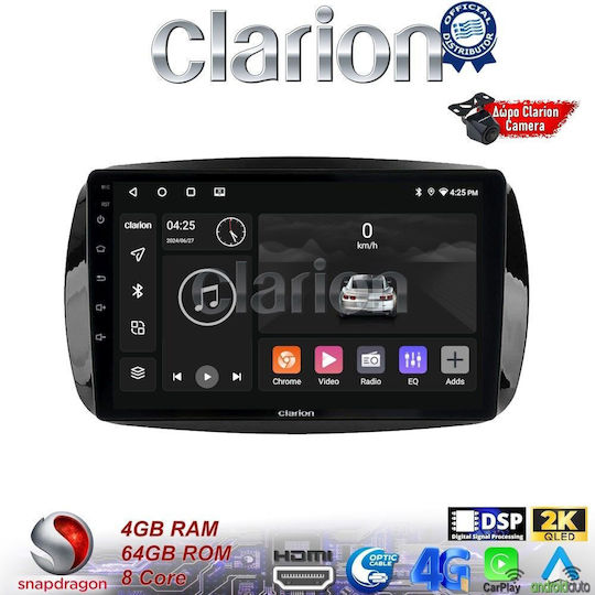 Автомобилна Аудио Система (Блутут/USB/WiFi/GPS/Apple-Carplay/Android-Auto) с Тъчскрийн 9"