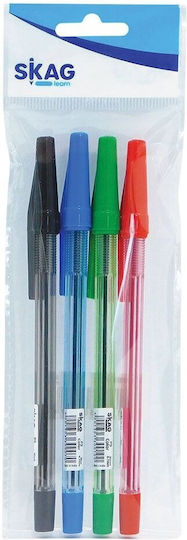 Skag Skag P5 Ballpoint Pen 0.7mm Blister Pack of 4