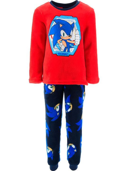 Superheroes Kinder Schlafanzug Winterlich Fleec...
