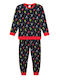 Minerva Pijama pentru copii De iarnă Blue Marine Prints