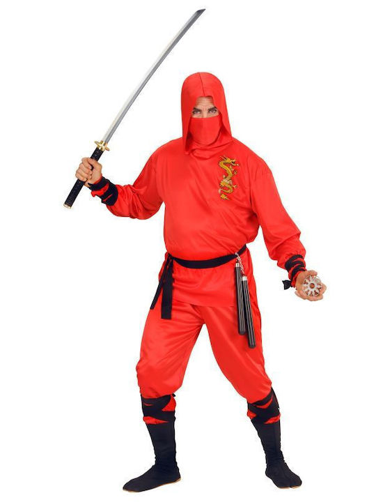 Costum Adult Dragon Ninja Roșu XL 01334