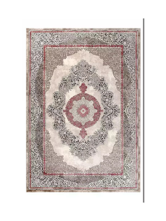 Tzikas Carpets Elements Χαλί Ορθογώνιο Γκρι-ροζ...