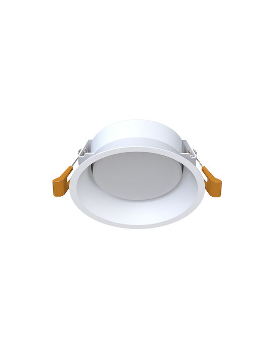 Nowodvorski Round Recessed Spot with Socket GX53 White 1pcs