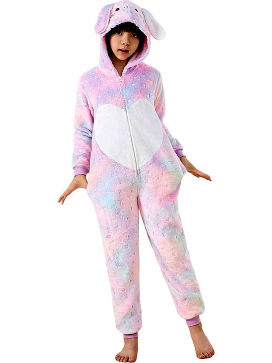 Pretty Lingerie Kids' One-piece Pajamas Winter Pink