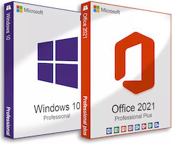 Microsoft Windows 10 Pro + Office 2021 Pro Plus Medialess Add-on Ελληνικά Microsoft Windows 10 Pro + Office 2021 Pro Plus Medialess Add-on Ελληνικά
