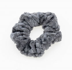 Fabric Fur Scrunchie 6 Colors - Grey