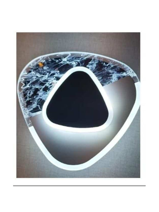 Modern Lamp Wall with Integrated LED 22x22x4.5cm