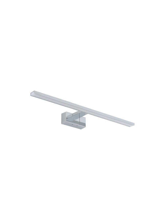 Nowodvorski Lamp Bathroom with Integrated LED and Warm White Light Silver 60x5.1cm