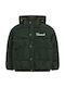 Kinder Steppjacke mit Kapuze Khaki