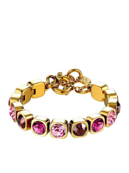 Dyrberg/Kern Women's Gold Plated Steel Bracelet 17.5cm