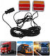 LED Car Towing & Trailer Light Set with Magnet 12V 2pcs