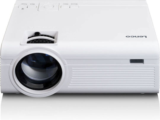 Lenco LPJ-280WH Projector LCD Λάμπας LED με Ενσωματωμένα Ηχεία