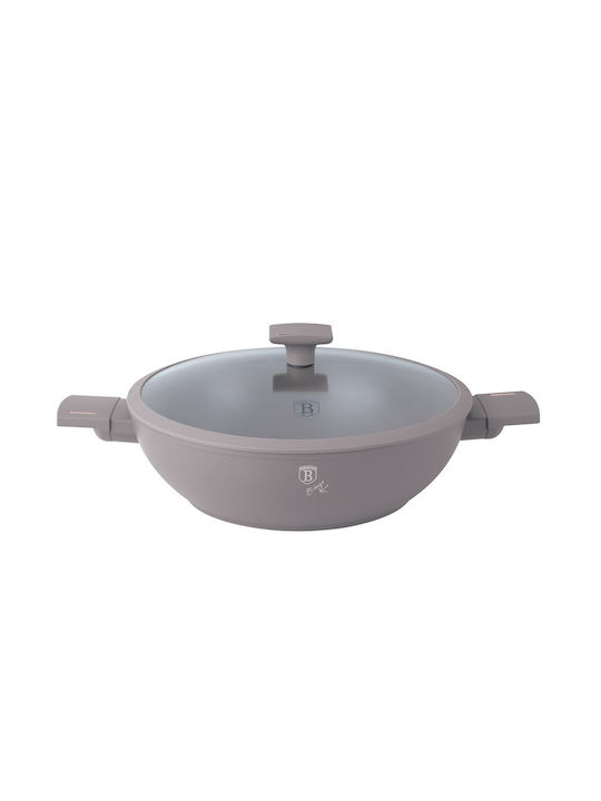 Berlinger Haus Wok With Lid made of Aluminum 30cm