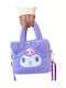 Sanrio Kids Bag Purple 15.5cmx14.5cmx6.5cmcm