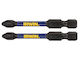 Tip Bit End Impact Pro Pz2 57mm 2 Pcs