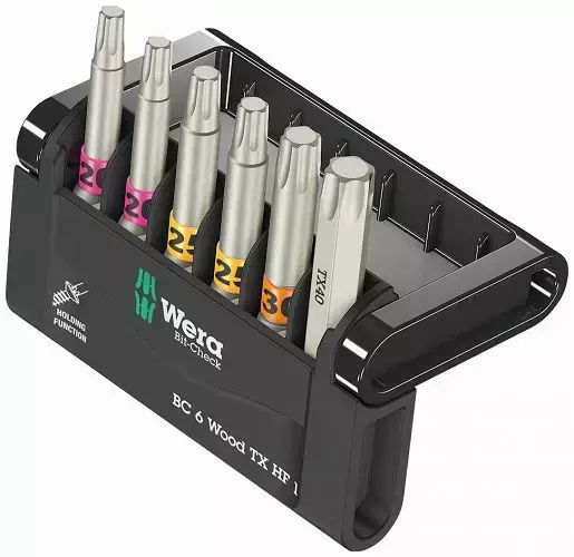 Bit-check Bit Set 6 Wood Tx Hf 1 Sb 6pcs