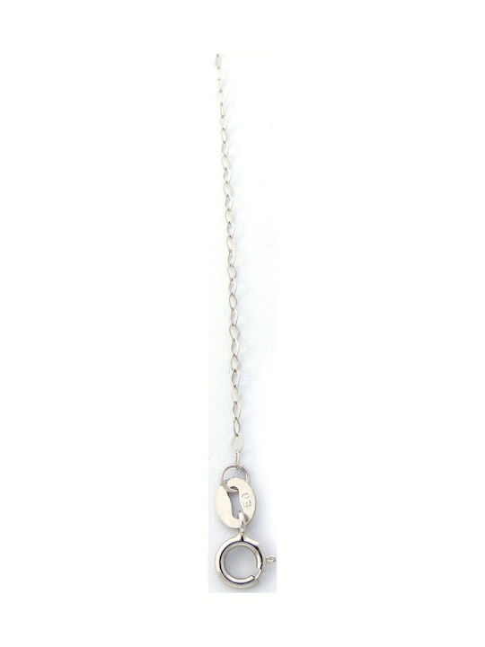 Mertzios.gr White Gold Chain Neck 14K Length 45cm
