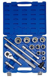 King Tony Key Set 14 Pieces 3/4" 6-cat 22-50mm Plastic Case King Tony Key Set 14 Pieces 3/4" 6-cat 22-50mm Plastic Case