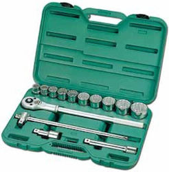 Honiton Key Set 14 Pieces 3/4" Sockets 12-katne 6214