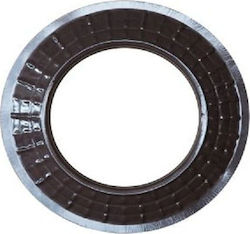 Rozetă pentru țeavă de sobă metalică maro Φ120
