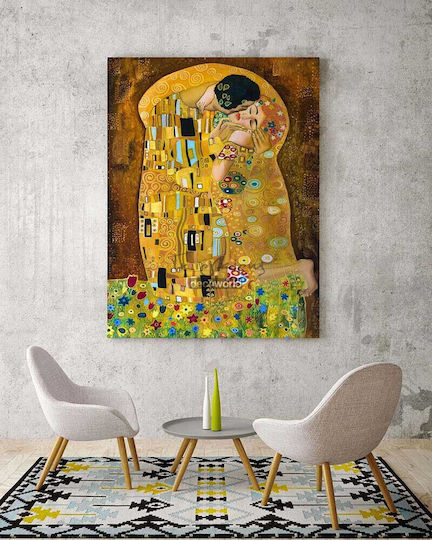 Картина на платно "Целувката" Густав Климт Knv164 65см X 95см