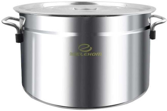 Elekom Tiefer Edelstahl-Topf 29cm