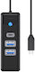 Orico USB Хъб с 3 Порта USB 3.0 и USB-C Връзка