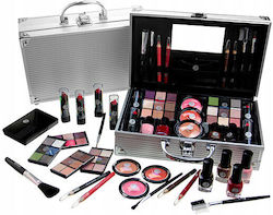 Trusă de machiaj 2k Fabulous Beauty Case inclusă Gri