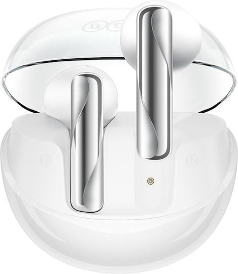 QCY Ailypods Clear In-ear Bluetooth Handsfree Earphones with Charging Case White