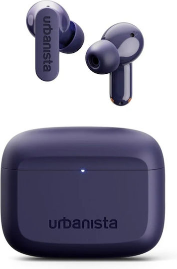 Urbanista Palo Alto In-ear Bluetooth Handsfree Ακουστικά με Αντοχή στον Ιδρώτα και Θήκη Φόρτισης Dusk Purple