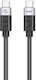Orico USB 4 Video Cable USB-C male - USB-C 240W PD Μαύρο 1.5m CC240-40-15-BK-BP
