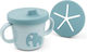 Done by Deer Baby Cup Elphee made of Plastic Blue 215ml