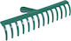 Flo Metal Garden Rake 34cm 14 Teeth Unframed 35751