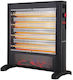 Eurolamp Quartz Heater with Thermostat 2400W