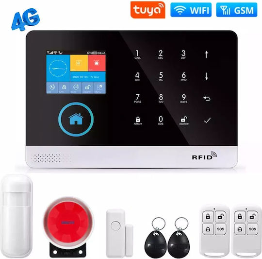 Emastiff W2s 4g Wifi Gsm Rfid Alarm System Complete Alarm System Remote Control via Wifi 4g Gsm
