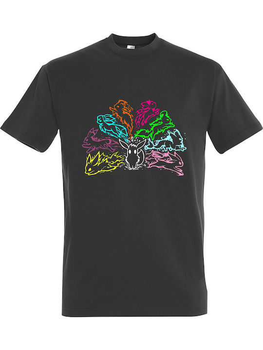 kirikoko Pokemon Fanart T-shirt Pokemon Gray Co...