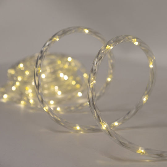 20 Λαμπάκια LED 6μ. Θερμό Λευκό Ηλιακά σε Σειρά
