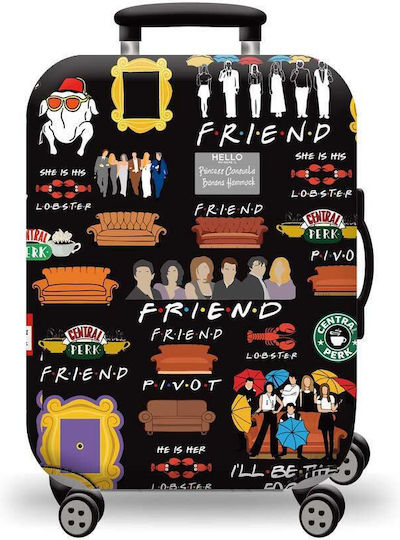 Small Amber Friends Suitcase Cover Am718-01 Amber Am718-01
