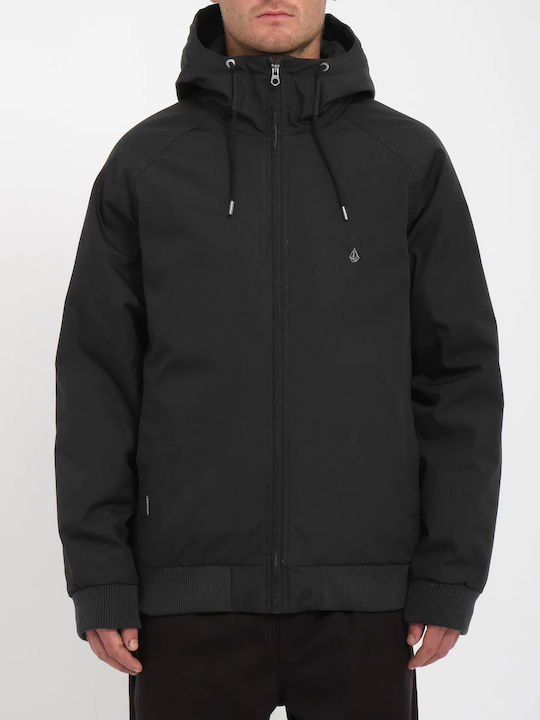 Volcom Hernan Χειμωνιάτικο Μπουφάν Αδιάβροχο Μαύρο